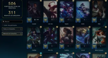 Conta League of Legends com todos o campeões
