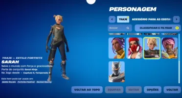 Conta fortnite com 17mil vbucks e algumas skins
