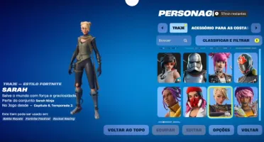 Conta fortnite com 17mil vbucks e algumas skins