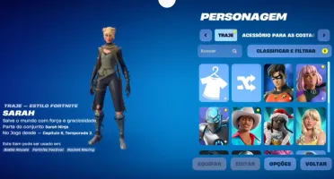 Conta fortnite com 17mil vbucks e algumas skins