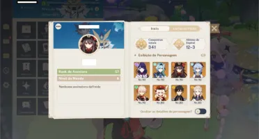 CONTA AR57 - 11 CHARS 5* 3 ARMAS 5* - BAAL HUTAO EULA GANYU
