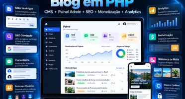 🚀 Sistema de Blog Profissional em PHP para Google AdSense🔥