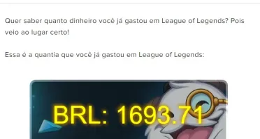 Conta de 2016 , platina