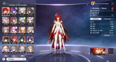 Conta Honkai Star Rail Himeko Nova S1 Negociavel