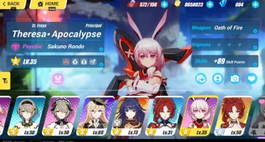 Honkai Impact 3rd Mei Hot , skins e +