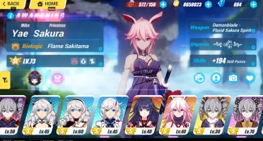 Honkai Impact 3rd Mei Hot , skins e +