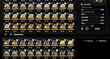 Conta ZZZ - 16 personagens Tier S e 7 armas tier S