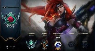 CONTA LOL PLATINA 1 - LVL 56