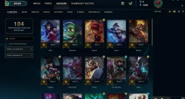 CONTA LOL PLATINA 1 - LVL 56
