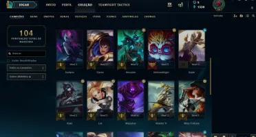 CONTA LOL PLATINA 1 - LVL 56