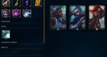 CONTA LOL PLATINA 1 - LVL 56
