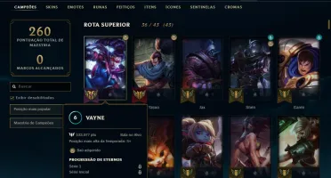 Conta P/League Of legends