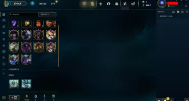 Conta LOL LVL 190 | 155 Campeões| 68 Skins |UNRANKED| 2013
