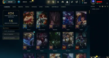 Conta LOL LVL 190 | 155 Campeões| 68 Skins |UNRANKED| 2013