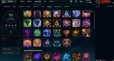 Conta de lol BARATA MUITAS SKINS MMR ALTO