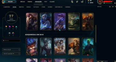 Conta de lol BARATA MUITAS SKINS MMR ALTO