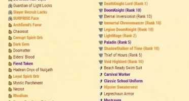 CONTA ANTIGA AQW LV 85 VÁRIAS CLASSES RARAS