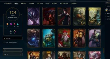 Conta League of Legends Nível 202 com 113 skins(9 Lendárias)