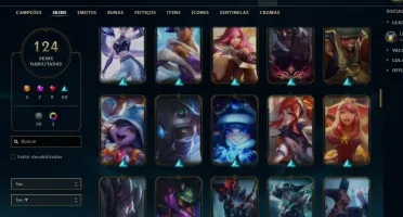 Conta League of Legends Nível 202 com 113 skins(9 Lendárias)