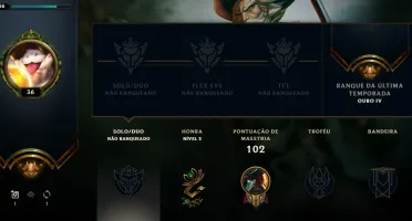 Conta Unranked (Season 9 - Gold 4)