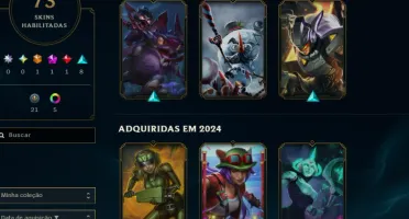 Conta Lol Bronze, 40 Skins, 1 Ultimate, Mitica, Lendaria