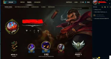 Conta League of legends Baratinha