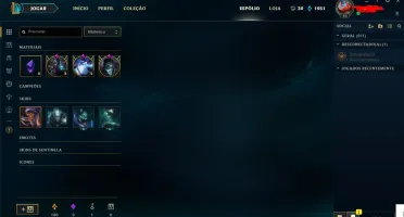Conta League of legends Baratinha