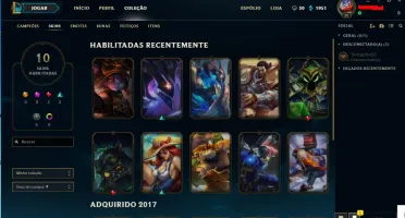 Conta League of legends Baratinha