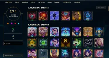 Conta LOL Gold 3 All Champs Lv 596