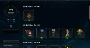 Conta LOL Gold 3 All Champs Lv 596
