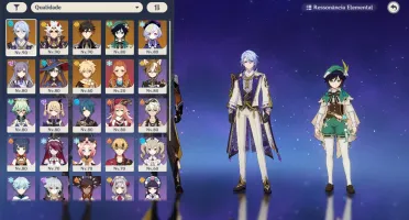 CONTA GENSHIN AR56✨7 LENDÁRIOS⭐ITTO+REDHORN, AYATO, ZHONG E+