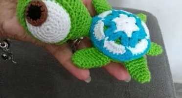 Mini Tartaruga Amigurumi