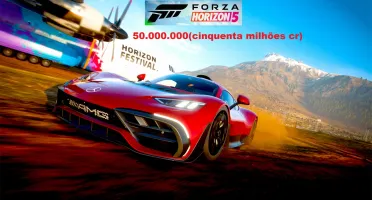 50.000.000 (cinquenta milhôes) de créditos Forza horizon 5