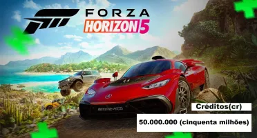 50.000.000 (cinquenta milhôes) de créditos Forza horizon 5