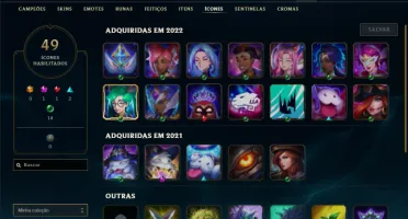 Conta Unranked com 17 Champs e 2 Skins (Nivel 31)