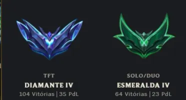 Conta Lol Esmeralda 4 Com Skins