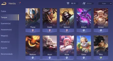 Vende-se conta no arena of valor