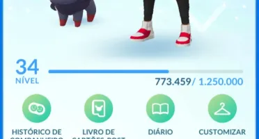 Conta pokemon go lvl 34