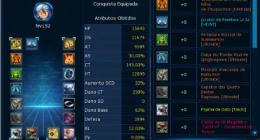 Conta com 3 rank U ladmo servidor alphamon