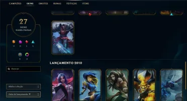 CONTA LEAGUE OF LEGENDS NIVEL 33 - 89 CAMP - 27 SKINS