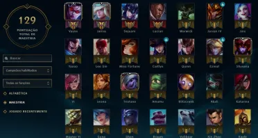 CONTA LEAGUE OF LEGENDS NIVEL 33 - 89 CAMP - 27 SKINS