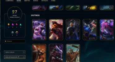 CONTA LEAGUE OF LEGENDS NIVEL 33 - 89 CAMP - 27 SKINS