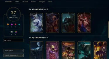CONTA LEAGUE OF LEGENDS NIVEL 33 - 89 CAMP - 27 SKINS