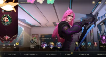 Conta Wild Rift GM 65 skins 83 campeões