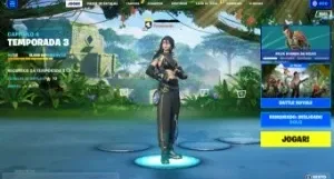 conta fortnite com poucas skins