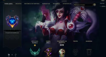 CONTA LOL 301 SKINS PLAT2 MMR D3+