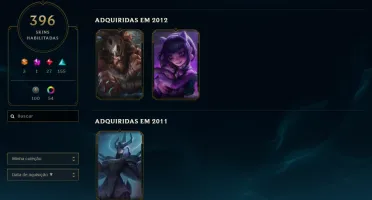 Conta League of Legends 2010