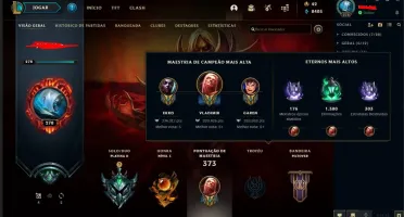 Conta com honra 5 e todos os campeões