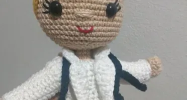 Amigurumi Boneca Enfermeira