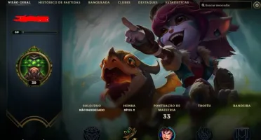 CONTA LOL LVL 30 UNRANKED ! OTIMA CONTA